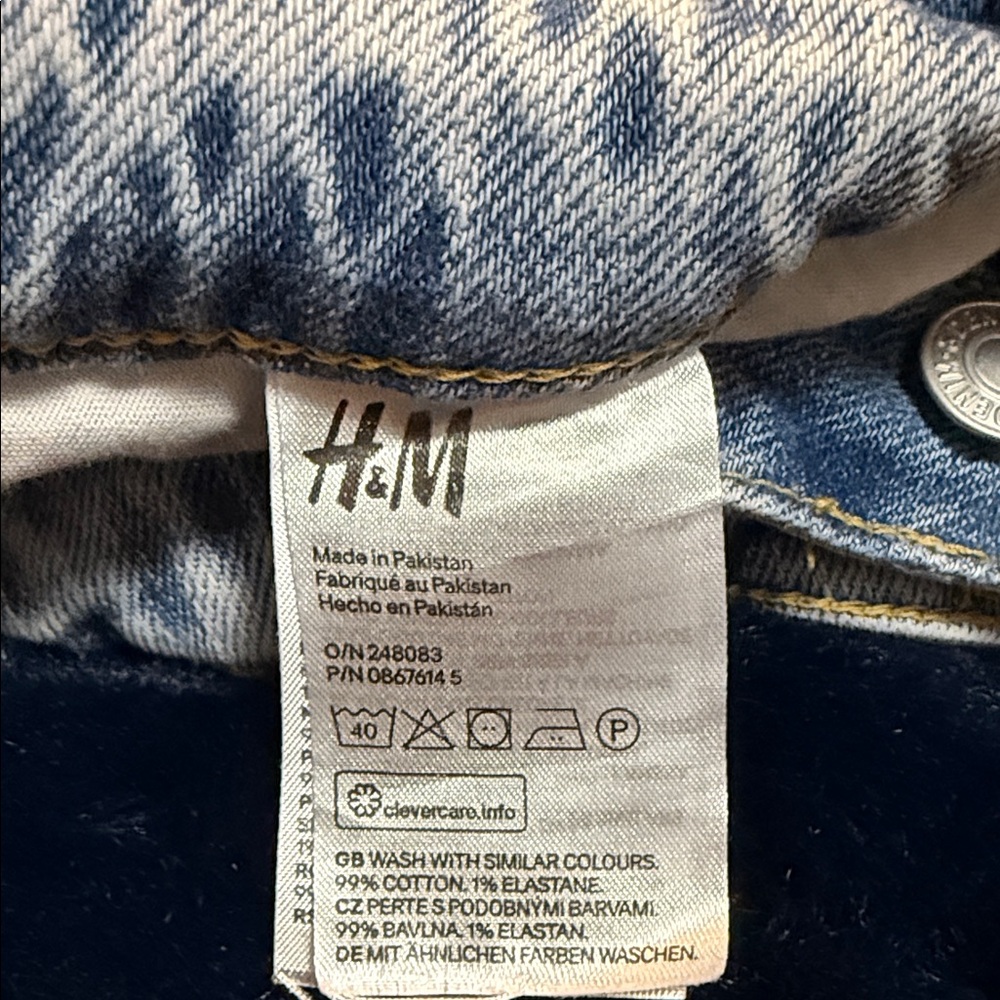 H&M Indigo Denim shorts